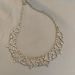 Adjustable Rhinestone Formal Necklace